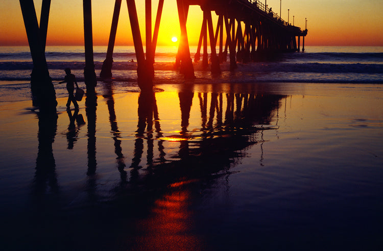 "Sunset Hermosa Pier"