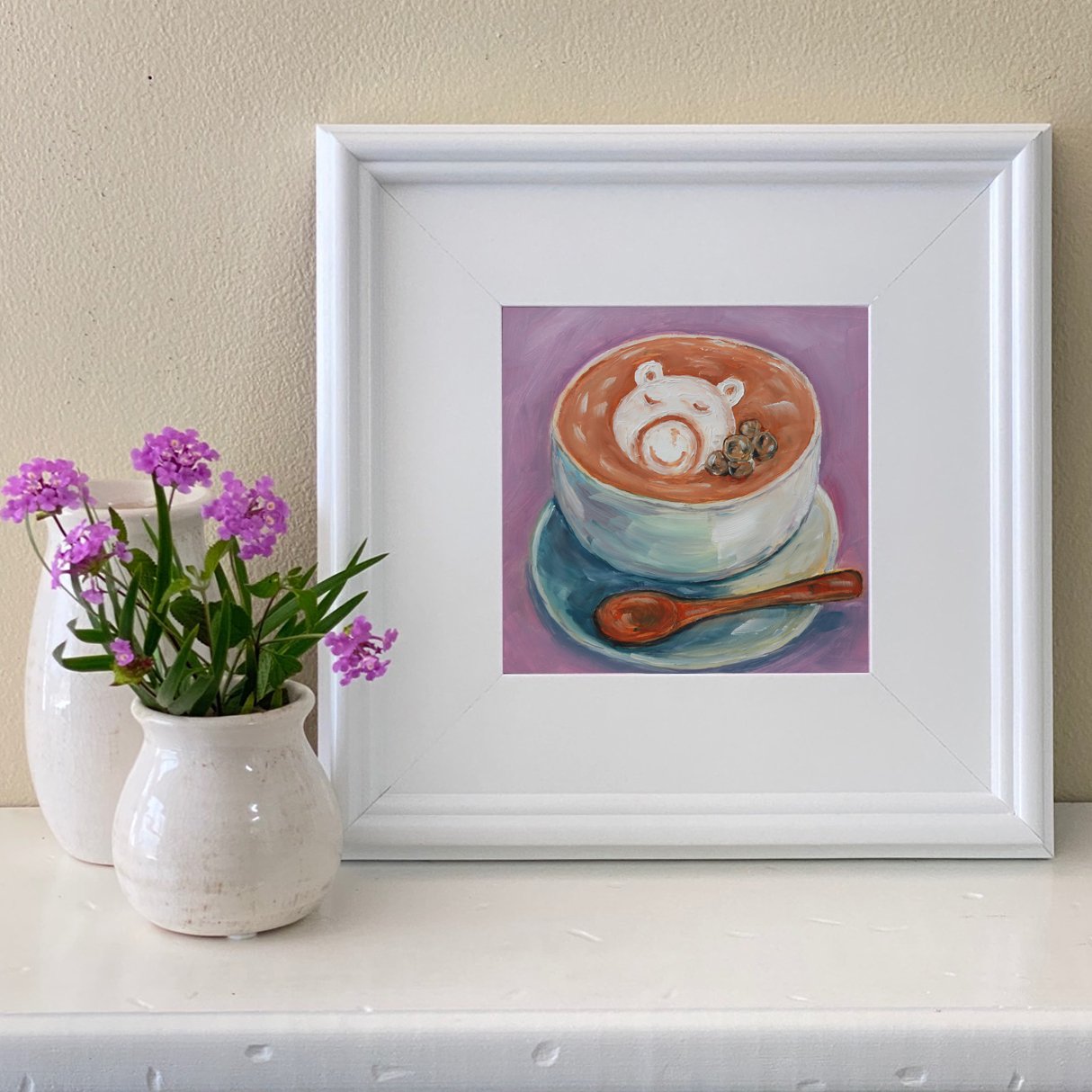 "Bear Latte" giclee print