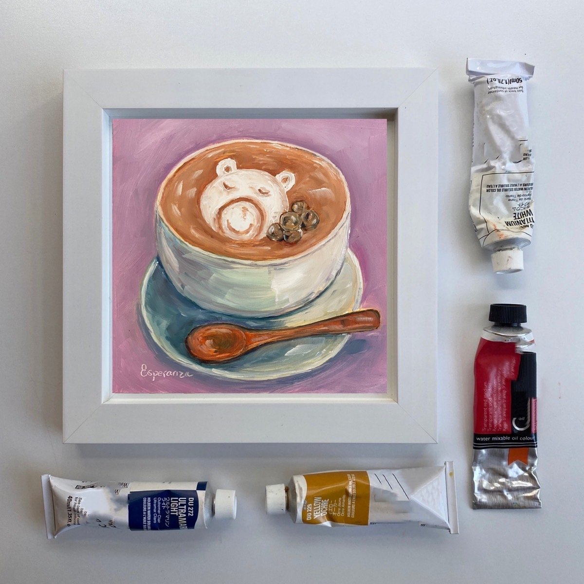 "Bear Latte" giclee print