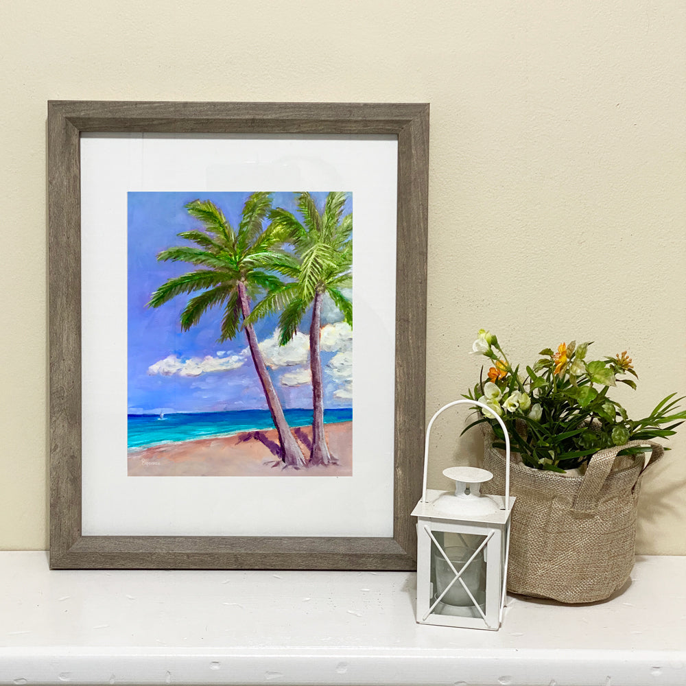 "Peaceful Beach" giclee print