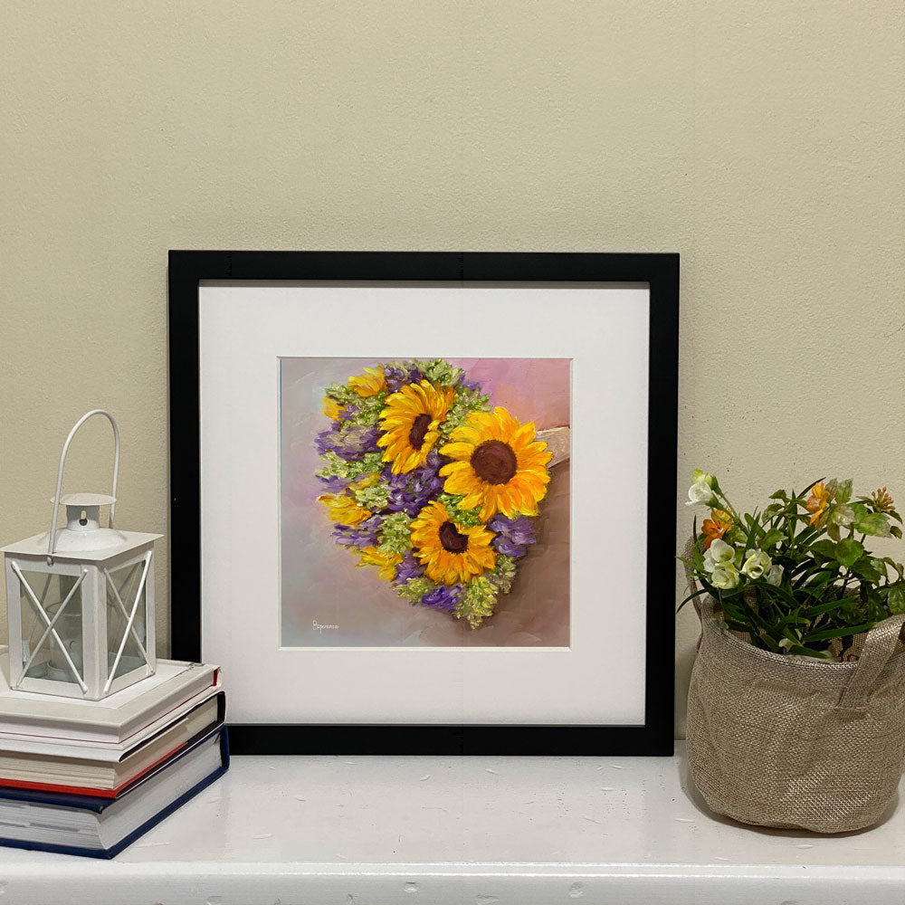 "Sunflower Bouquet" giclee print