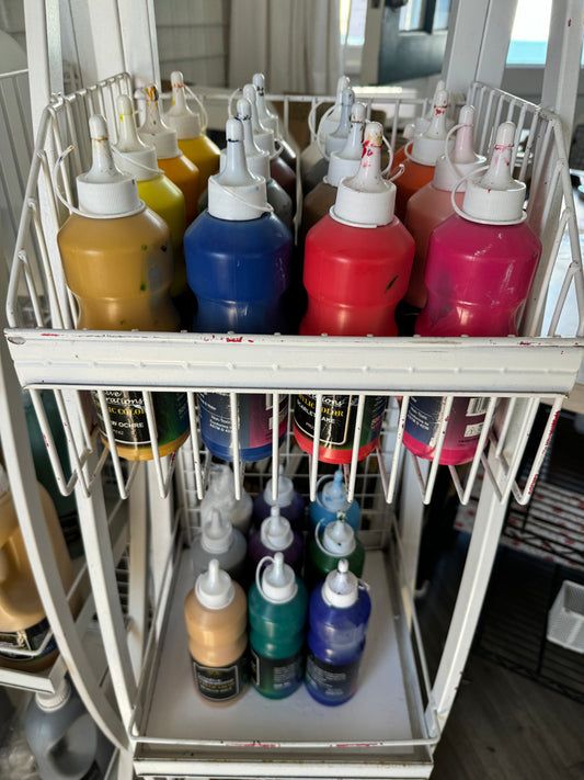 STUDIO BUNDLE: 25 Acrylic Squeeze Bottles (500ml) - Creative Inspiration