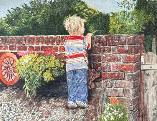 "Peeking Boy"