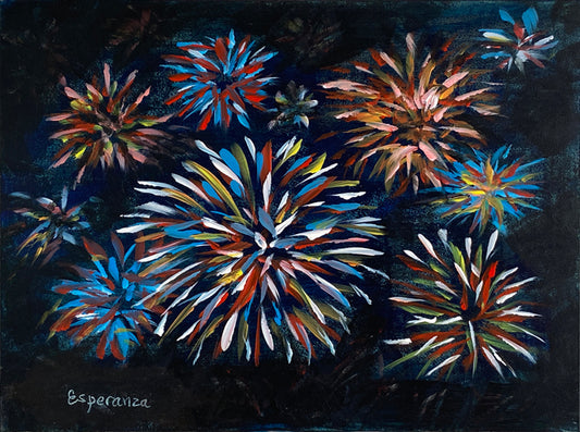 "Fireworks" giclee print