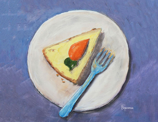 "A Slice of Carrot Cake" notecard