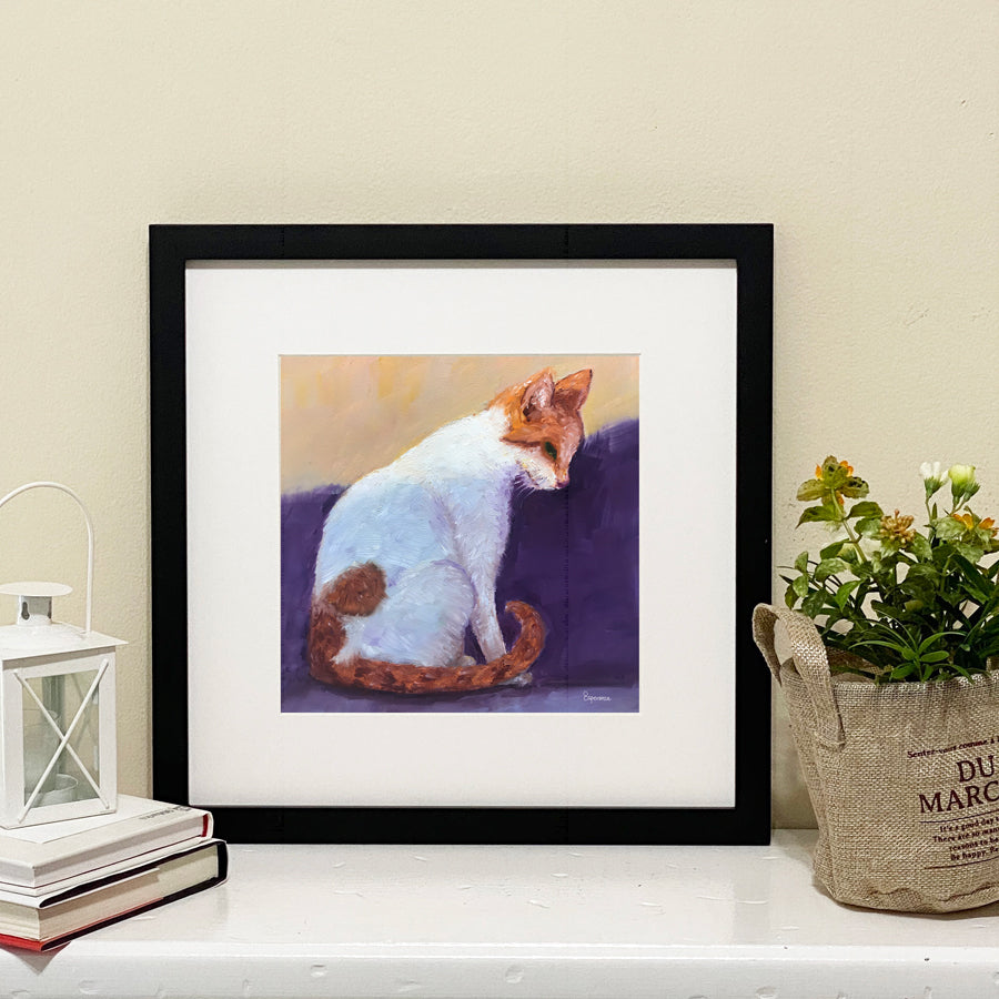 "Cat in Repose" giclee print