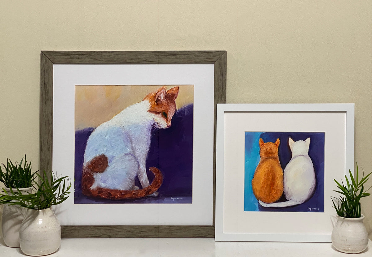 "Cat in Repose" giclee print