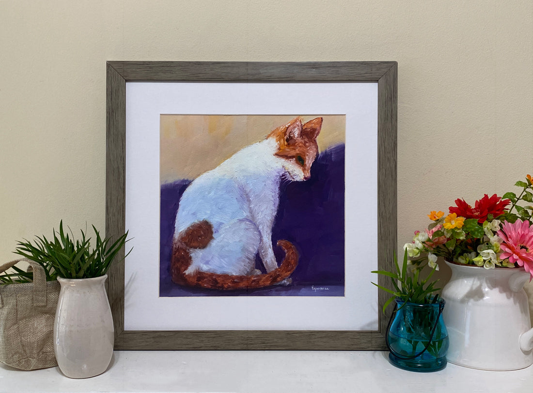 "Cat in Repose" giclee print