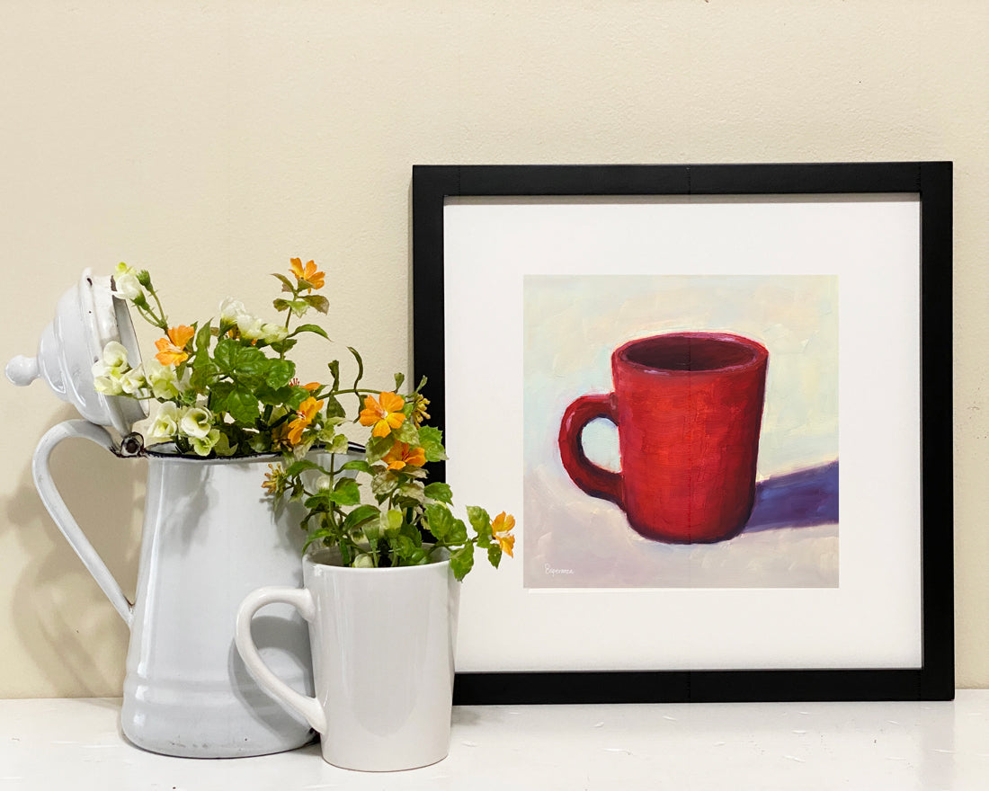 "Red Mug" giclee print